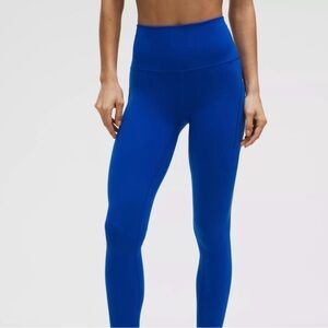 Wunder Train High-Rise Tight with Pockets blue 23” inseam